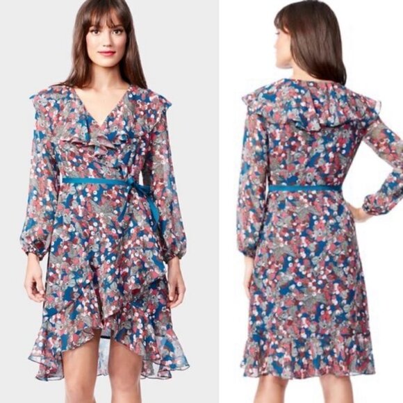 Betsey Johnson Very Cherry Wrap Dress Size 2 - Picture 1 of 11